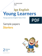 Cambridge English YLE Starters Sample Paper Volume 2 PDF