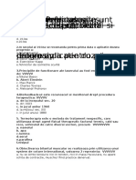 Intrebari La Disciplina Fizioterapie Si Electroterapie