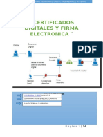 Certificados Digitales y Frimas Electronicas