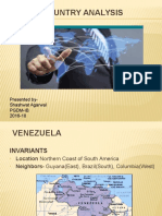 Country Analysis Venezuela