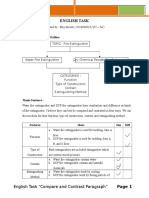 English Task: Compare or Contrast Outline