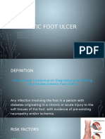 Diabetic Foot Ulcer: Seminar 1 MBBS YEAR 4 OCTOBER 2015/2016 Rotation 1-Orthopaedics