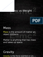 mass vs weight 2