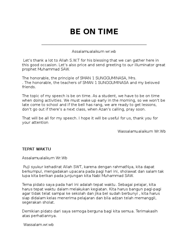 Pidato Bahasa Inggris Tentang Hari Kartini Dengan