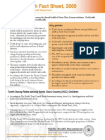 Dental Health Fact Sheet, 2009: What Is Tooth Decay? Key Points