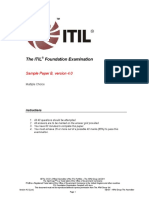 04 ITIL Foundation Examination SampleB v4.0