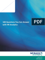 100 Questions You Can Answer With HR Analytics