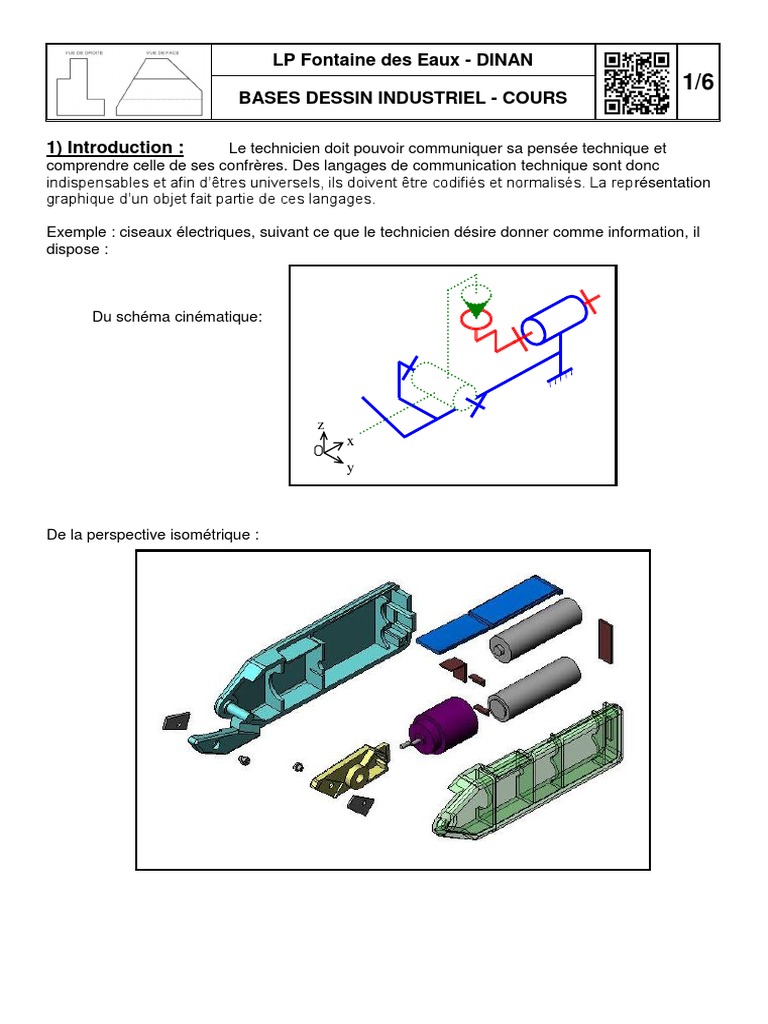 Bases du Dessin Industriel | PDF | Dessin technique | Dessin