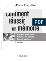 Comment Réussir Un Mémoire