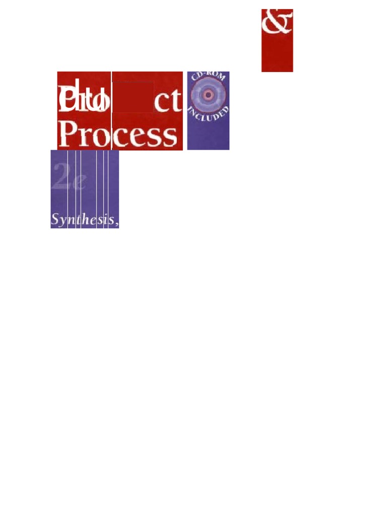 Product And Process Design Principles Synthesis Analysis And Evaluation