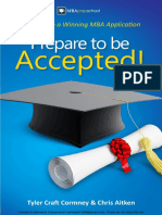 10 Steps To A Winning Mba Application 1 Prepare To Apply PDF