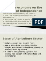 Indian Economy On The Eve of Independence (Autosaved)