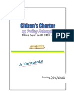 Barangay Citizen Charter