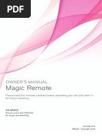 Magic Remote: Owner'S Manual