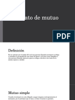 Contrato de Mutuo