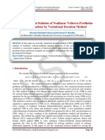 On The Numerical Solution of Nonlinear Volterra-Fredholm Integral Equations by Variational Iteration Method