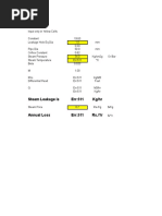 Steam Leak Calculation