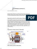 Excitation Systems of Alternators Explained