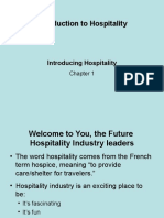 Introduction To Hospitality