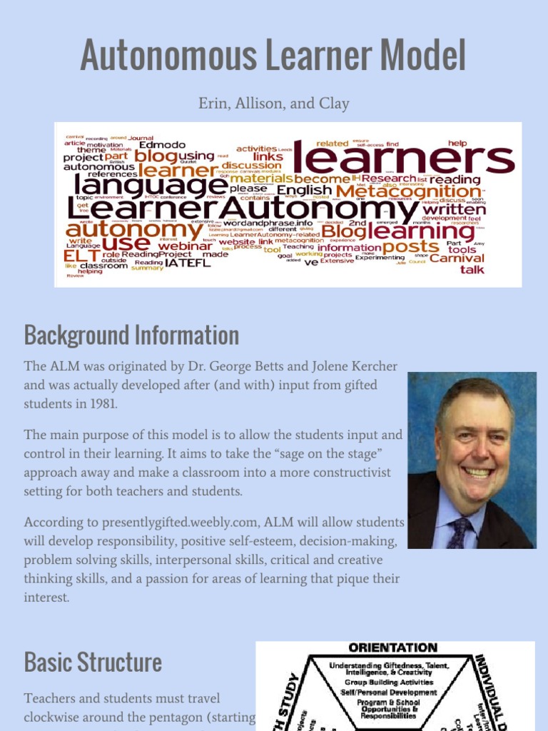Autonomous Learner Model Overview | PDF | Intellectual Giftedness ...