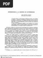 Introducción a la Historia de la Extremadura