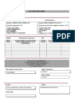 Modelo Factura Proforma