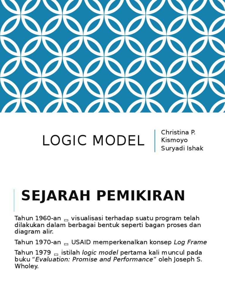 Pemahaman dan Manfaat Logic Model | PDF