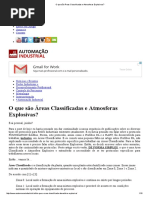 O Que São Áreas Classificadas e Atmosferas Explosivas