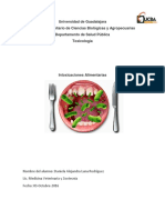 Intoxicaciones Alimentarias