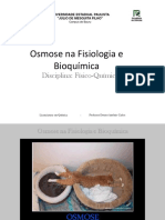 Osmose Na Fisiologia e Bioquímica