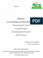 Química Analítica II - Relatório Volumetria de Precipitação.pdf