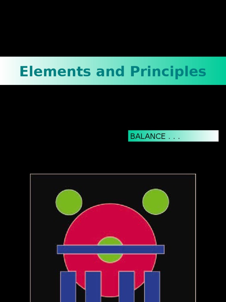 My Elements and Principles Balance - New | PDF | Symmetry | Color