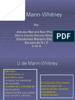 U de Mann-Whitney