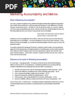 Market Accountability and Metrics