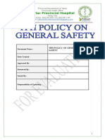 TPH General Safety Policy - Evaluation