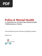 Police and Mental Health - A Critical Review of Joint Police-Mental Health Collaborations in Ontario (1)