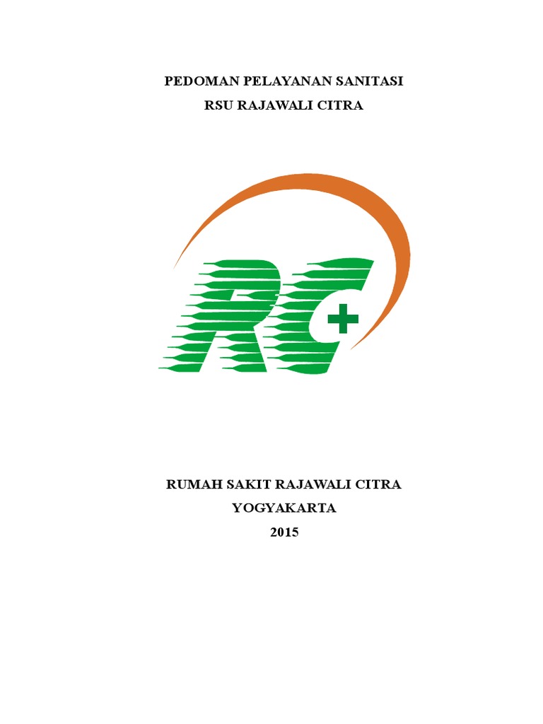 Pedoman Pelayanan Sanitasi Rumah Sakit Rajawali Citra | PDF
