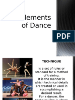 Elements of Dance