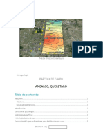 Reporte Hidrogeologico de Amealco