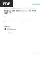 Language Teacher Supervision a Case-Based Approach