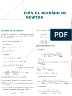 Binomio de Newton PDF
