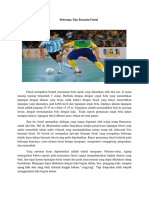 Beberapa Tips Bermain Futsal
