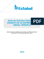 GPC Manejo de La Erc Essalud PDF