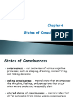 Lecture 4- States of Consciousness
