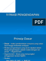 Titrasi Pengendapan