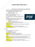 Air Pollution Study Guide Quiz 1-3