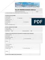 Formulir Permohonan Kerja