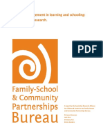 parental engagement in learning and schooling lessons from research bureau aracy august 2012