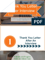 How To Send Your Thank You Letter After An Interview