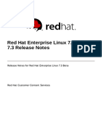 Red Hat Enterprise Linux 7 Beta 7.3 Release Notes en US